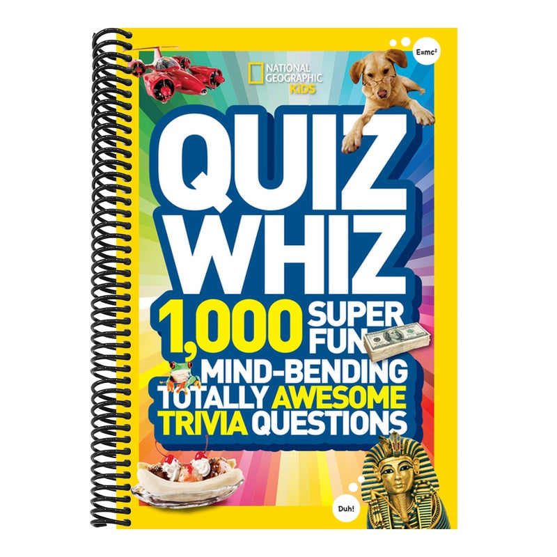 Quiz Whiz: 1,000 Super Fun, Mind-Bending, Totally Awesome Trivia Questions (Quiz Whiz) (Spiral Bound)