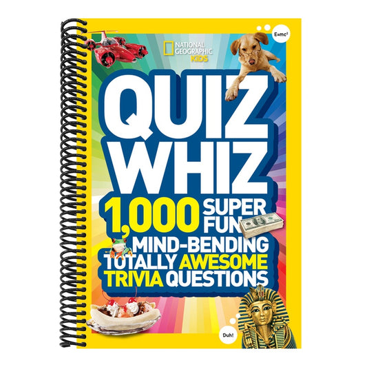 Quiz Whiz: 1,000 Super Fun, Mind-Bending, Totally Awesome Trivia Questions (Quiz Whiz) (Spiral Bound)