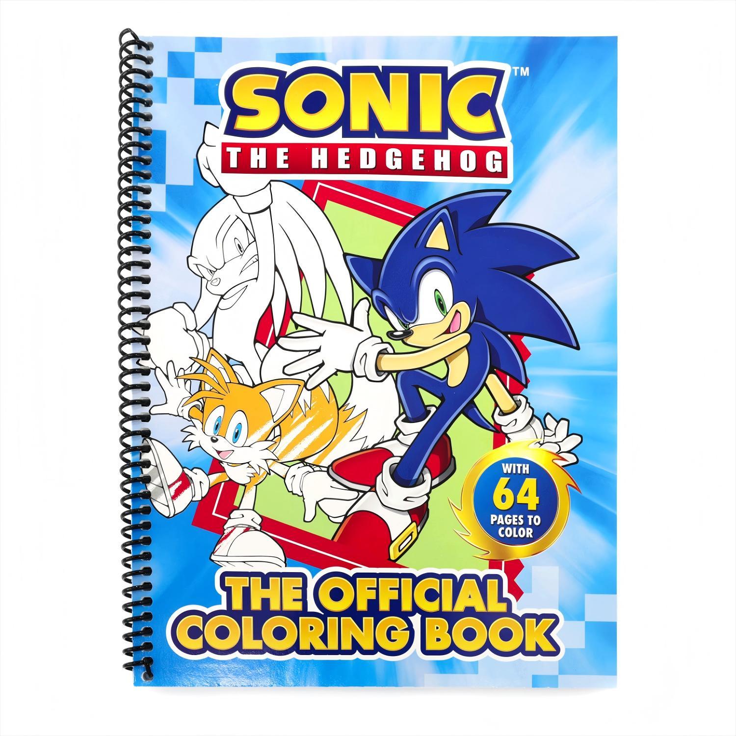 Sonic the Hedgehog: The Official Coloring Book (Spiral Bound)