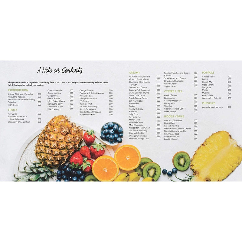 For the Love of Popsicles: Naturally Delicious Icy Sweet Summer Treats from A-Z (Spiral Bound)