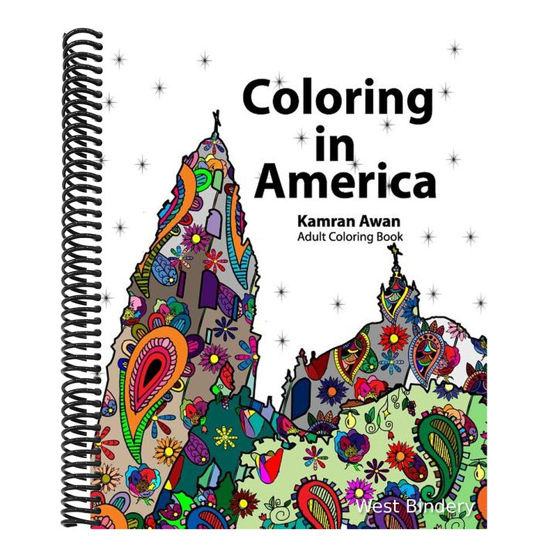 Coloring In America: Adult Coloring Book