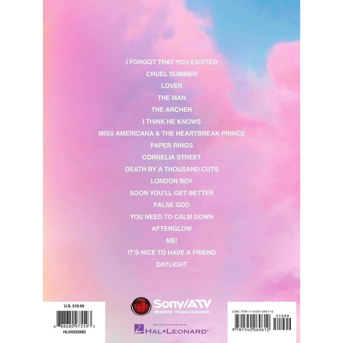 Taylor Swift - Lover Easy Taylor Swift Piano Music Book 18 Hits by the Greatest Pop Artist - Son (Spiral Bound)