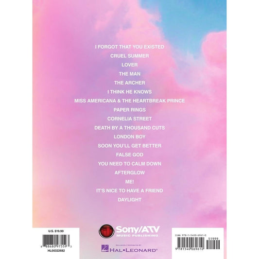 Taylor Swift - Lover Easy Taylor Swift Piano Music Book 18 Hits by the Greatest Pop Artist - Son (Spiral Bound)