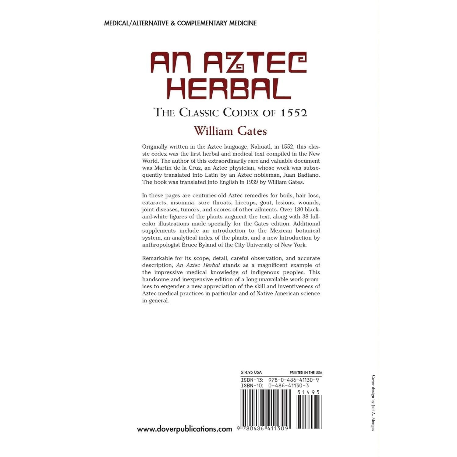 An Aztec Herbal: The Classic Codex of 1552