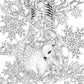 Mythographic Color and Discover: Wild Winter: An Artist's Coloring Book of Snowy Animals and Hidden Objects