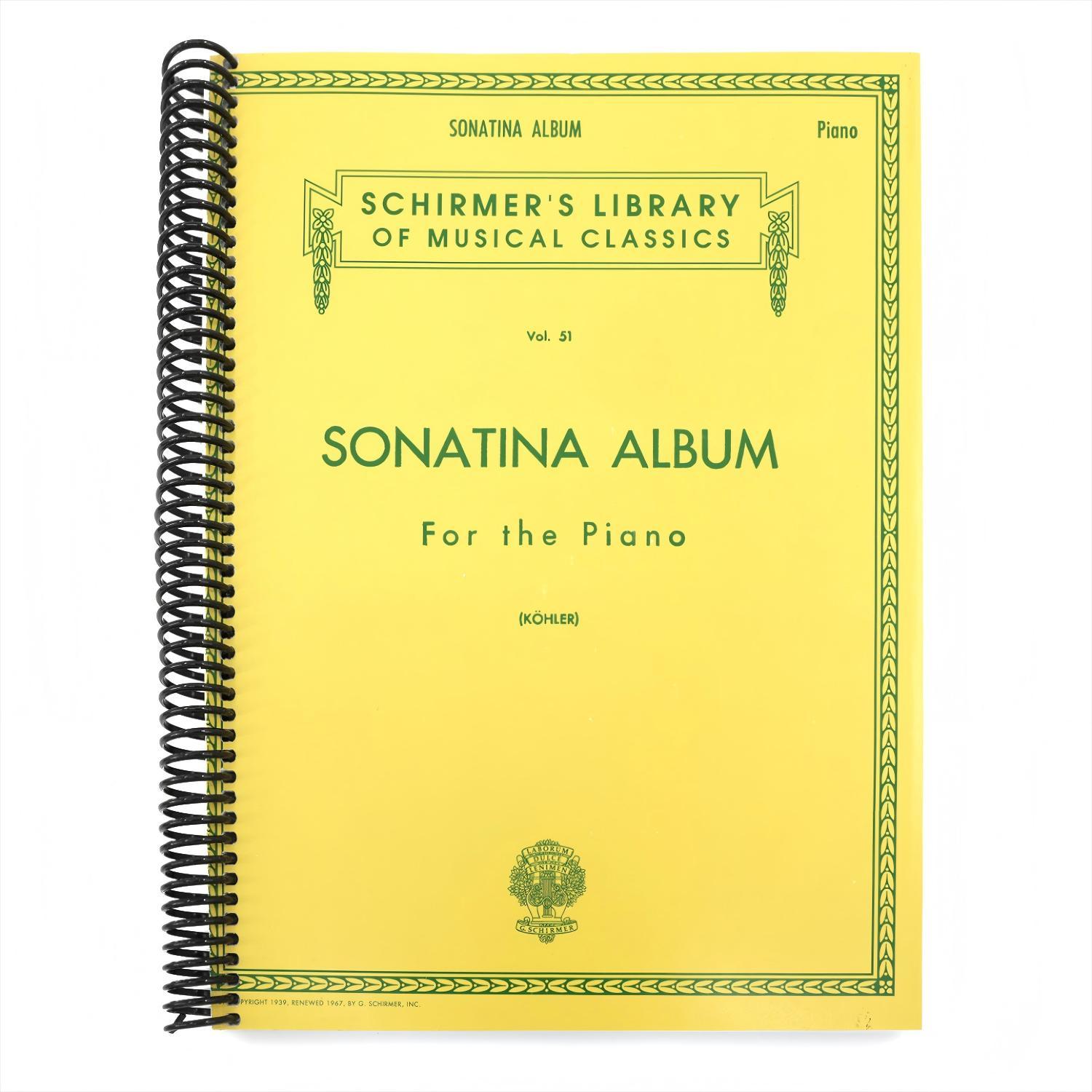 Sonatina Album: Schirmer Library of Classics Volume 51 Piano Solo (Schirmer's Library of Musical Classics) (Spiral Bound)
