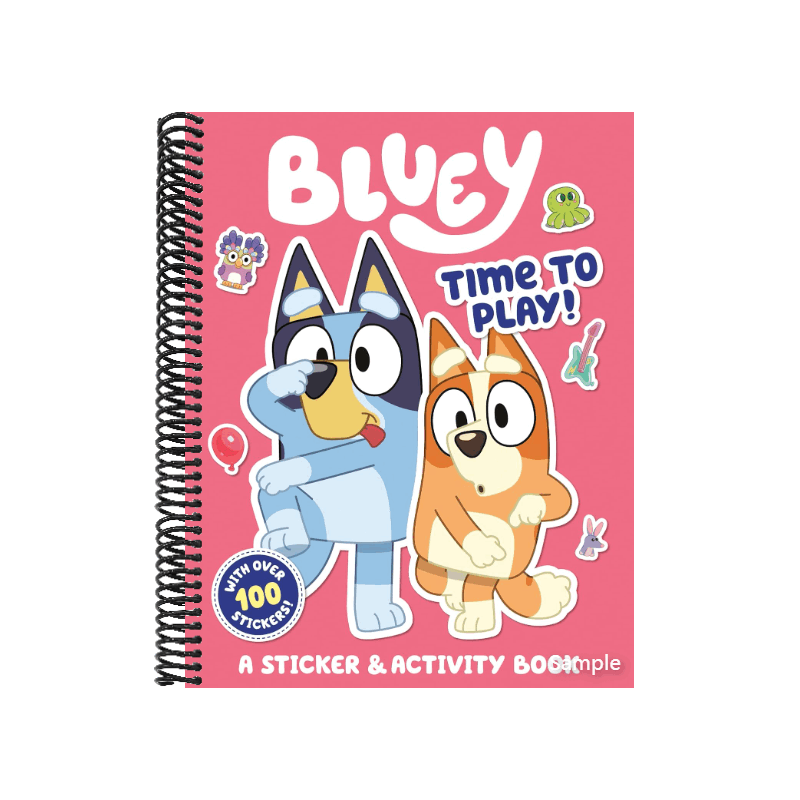 Bluey: Time to Play!: A Sticker & Activity Book (Spiral Bound)