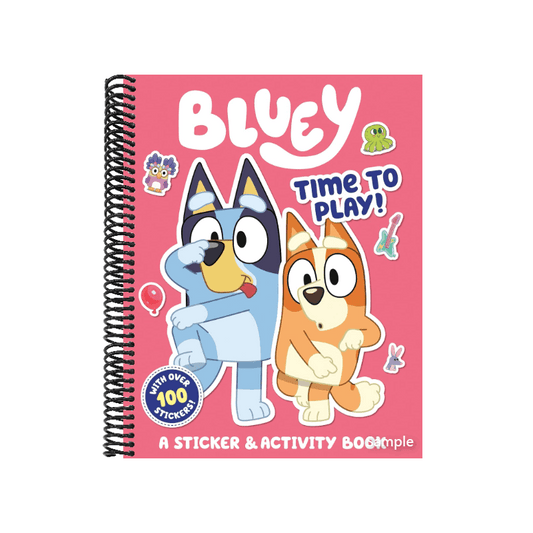 Bluey: Time to Play!: A Sticker & Activity Book (Spiral Bound)