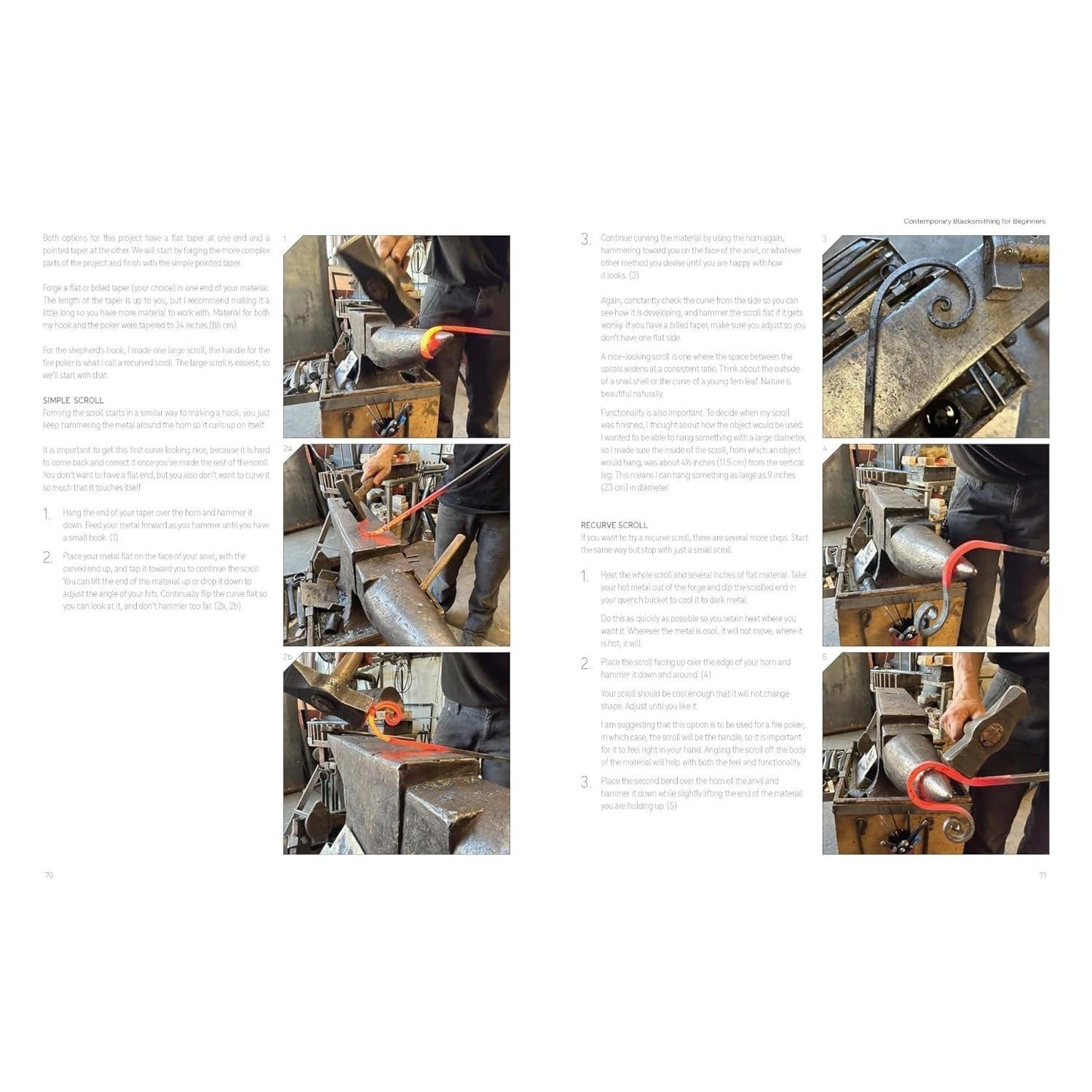 Contemporary Blacksmithing for Beginners: Tools and Techniques Plus 18 Projects