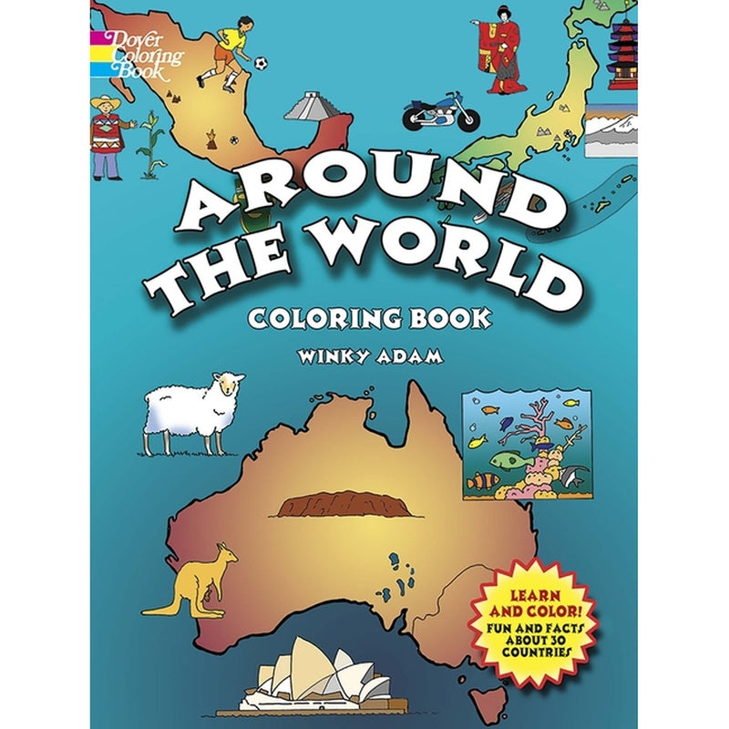 Around the World Coloring Book