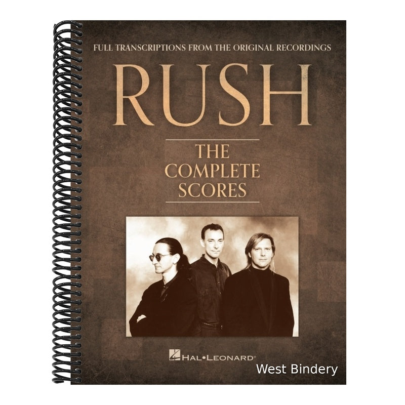 Rush - The Complete Scores 40 Rush Classics for Guitar Bass Drums Keyboard and Vocals Deluxe