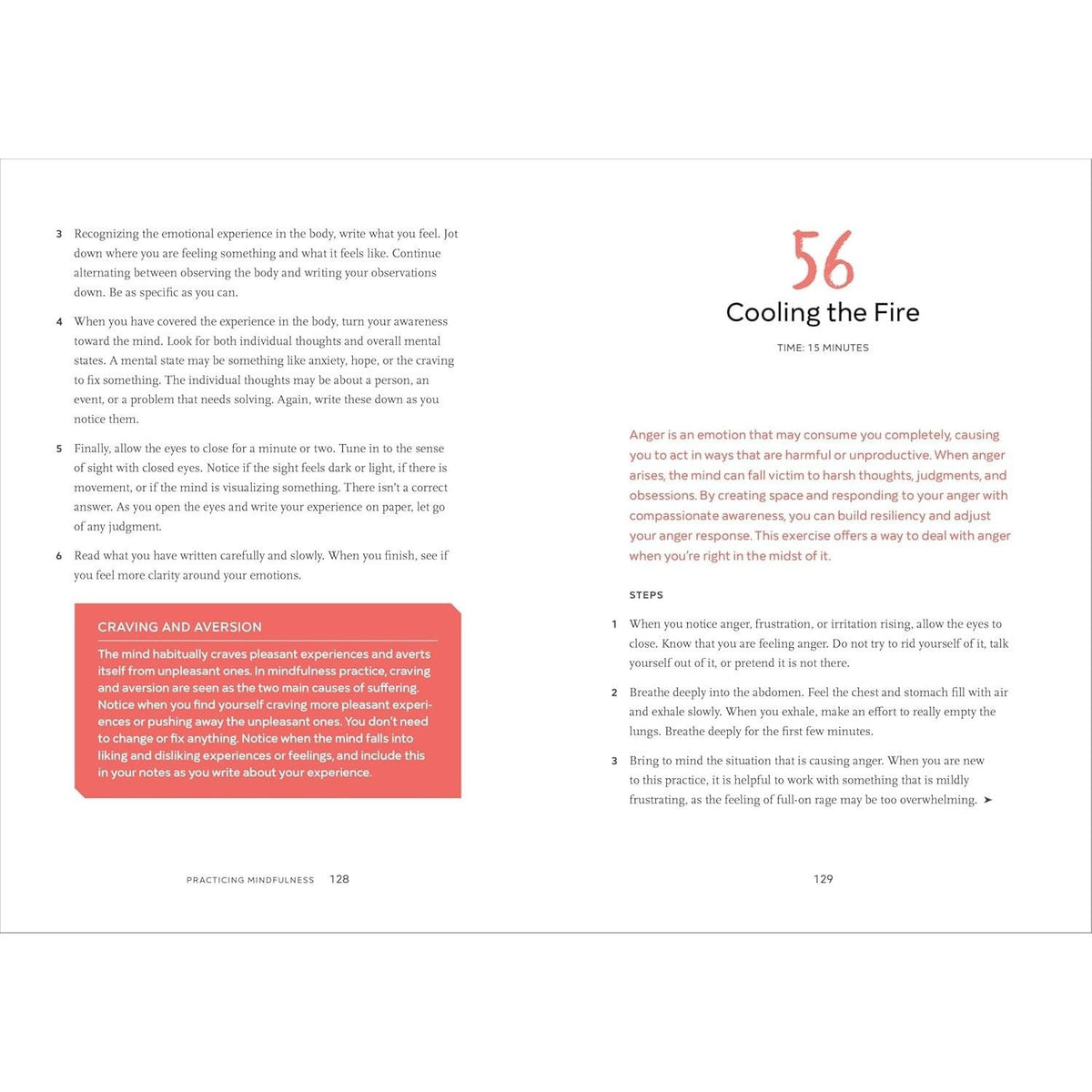 Practicing Mindfulness: 75 Essential Meditations to Reduce Stress, Improve Mental Health, and Find Peace in the Everyday (Spiral Bound)