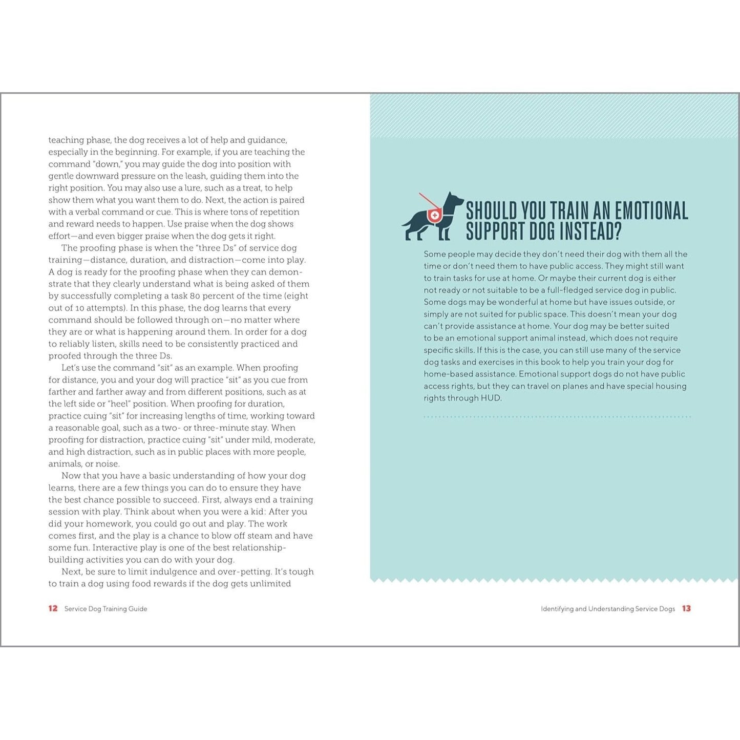 Service Dog Training Guide: A Step-By-Step Training Program for You and Your Dog (Spiral Bound)