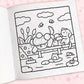 Cozy Cuties: Coloring Book for Adults and Kids (Cozy Spaces Coloring) (Spiral Bound)