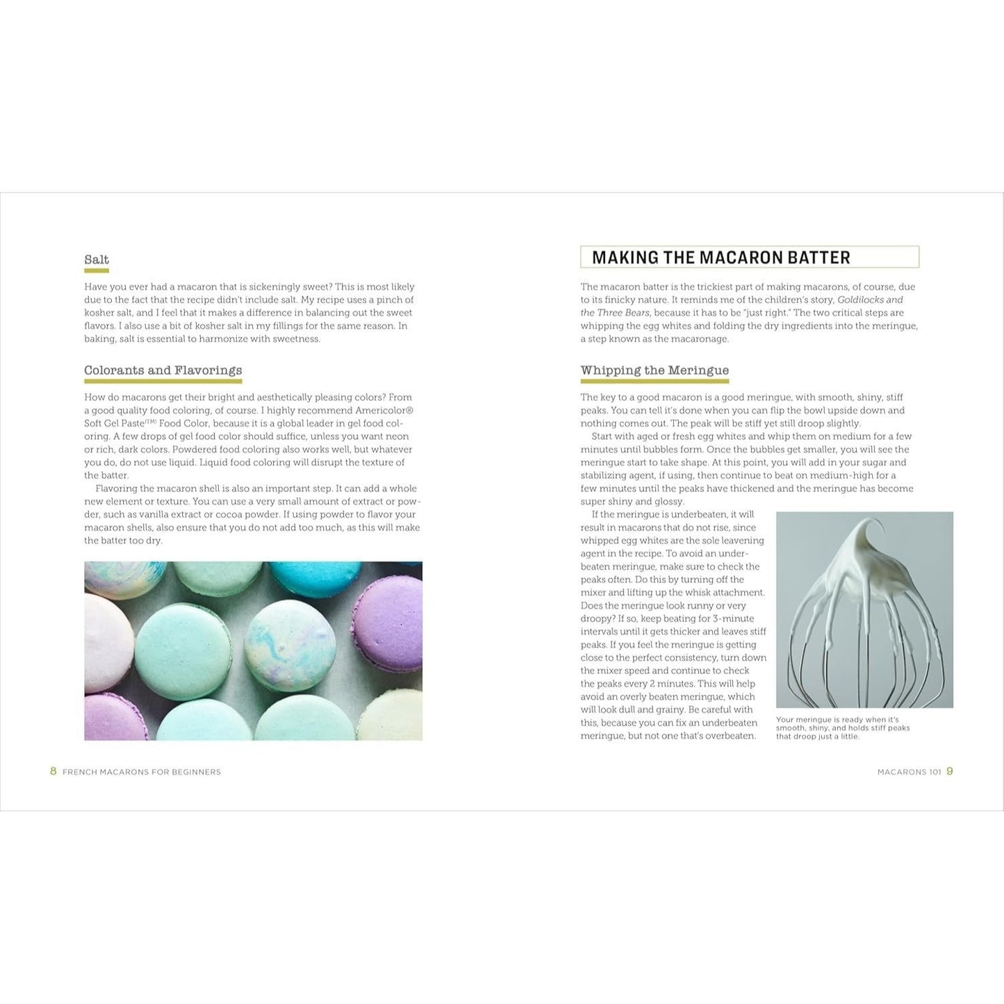 French Macarons for Beginners: Foolproof Recipes with 30 Shells and 30 Fillings (Spiral Bound)