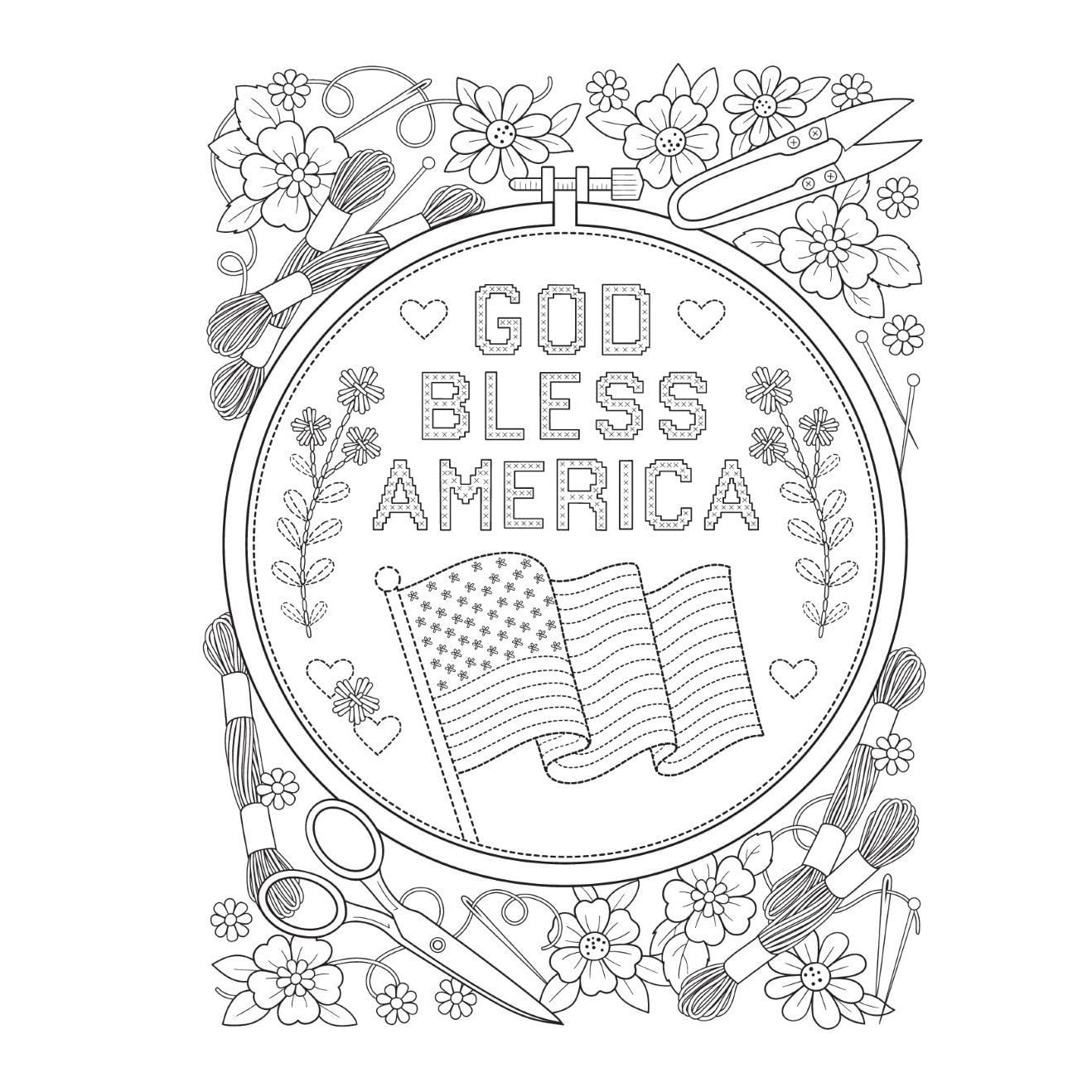 Americana: A Coloring Book