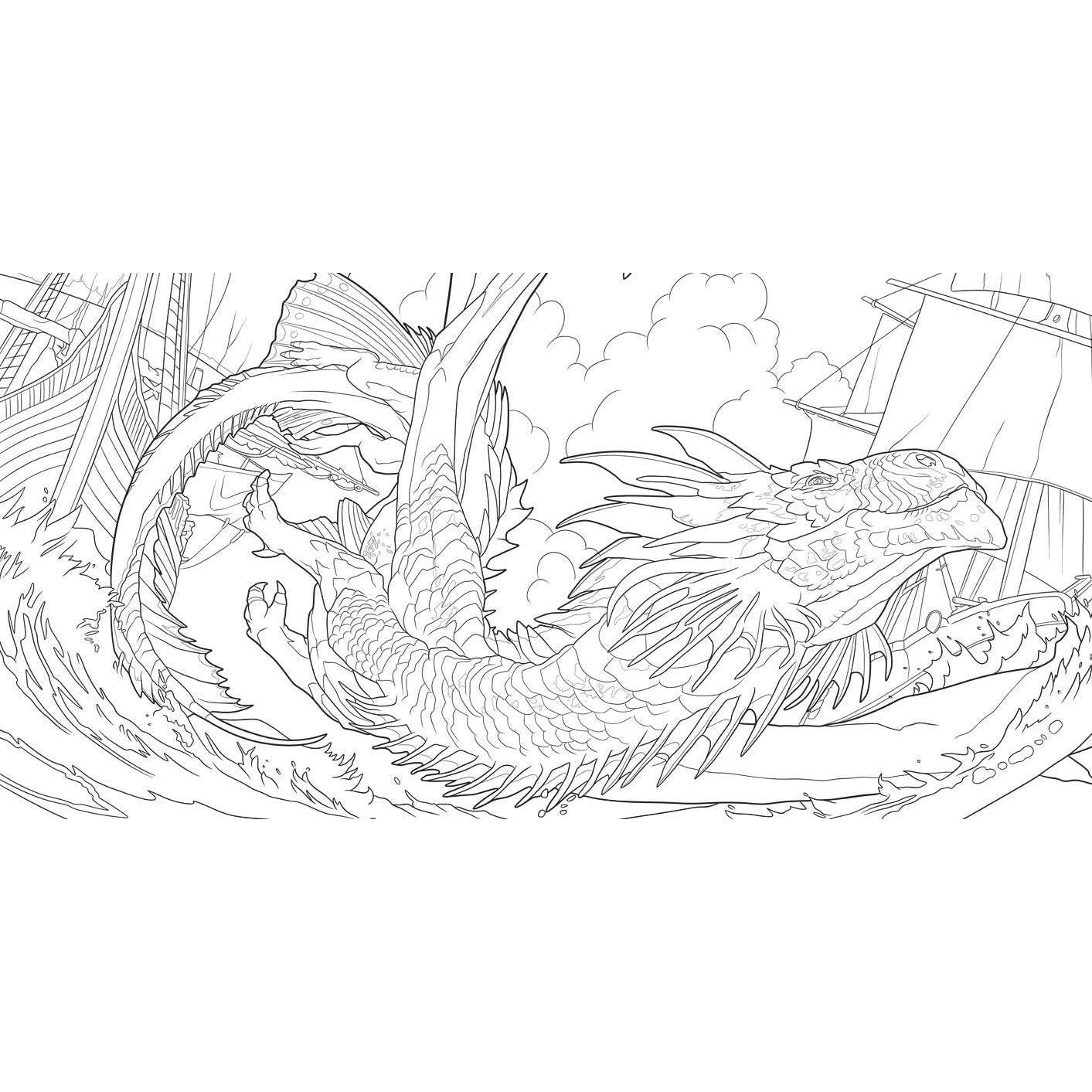 Dragons of the Realms (Dungeons & Dragons): An Official Dungeons & Dragons Coloring Book