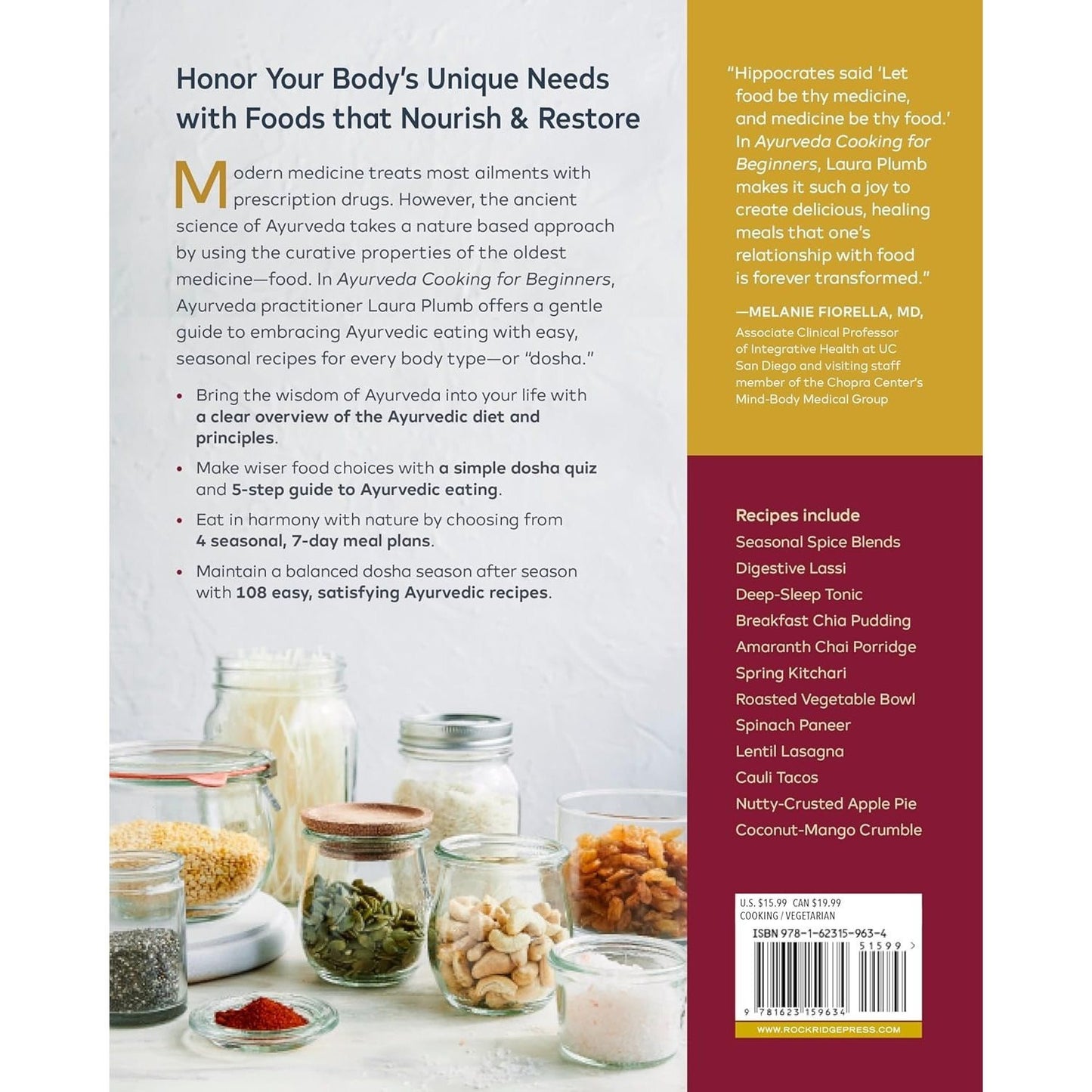 Ayurveda Cooking for Beginners: An Ayurvedic Cookbook to Balance and Heal