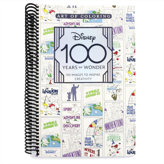 Art of Coloring: Disney 100 Years of Wonder: 100 Images to Inspire Creativity (Spiral Bound)