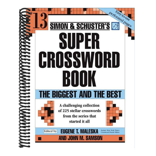 Simon & Schuster Super Crossword Puzzle Book #13: The Biggest and the Best