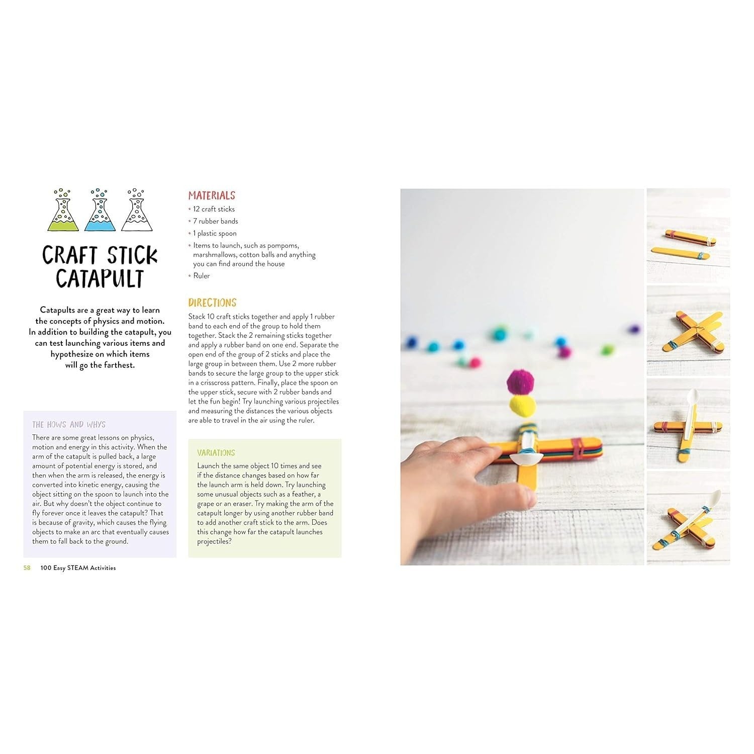 100 Easy STEAM Activities: Awesome Hands-On Projects for Aspiring Artists and Engineers