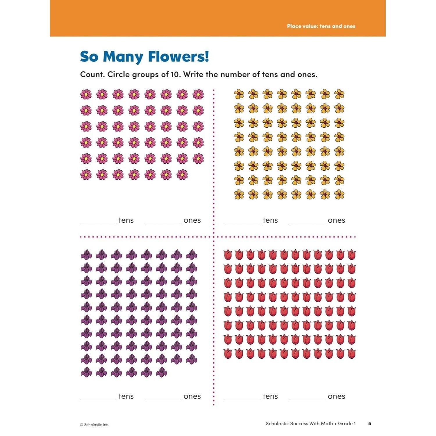 Scholastic Success with Math Grade 1 Workbook