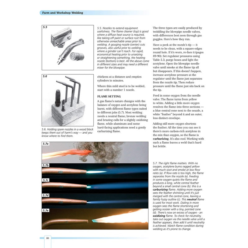 Farm and Workshop Welding, Third Revised Edition: Everything You Need to Know to Weld, Cut, and Shape Metal (Revised) (Spiral Bound)