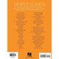 Simple Songs - The Easiest Easy Piano Songs (Spiral Bound)