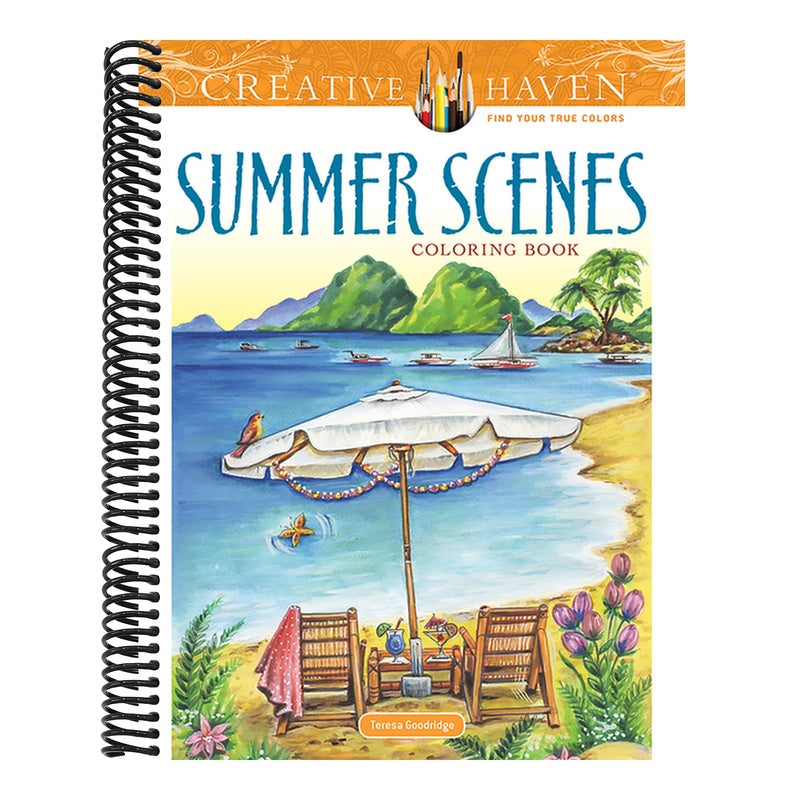 Creative Haven Summer Scenes Coloring Book