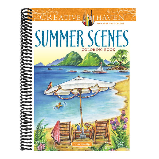 Creative Haven Summer Scenes Coloring Book