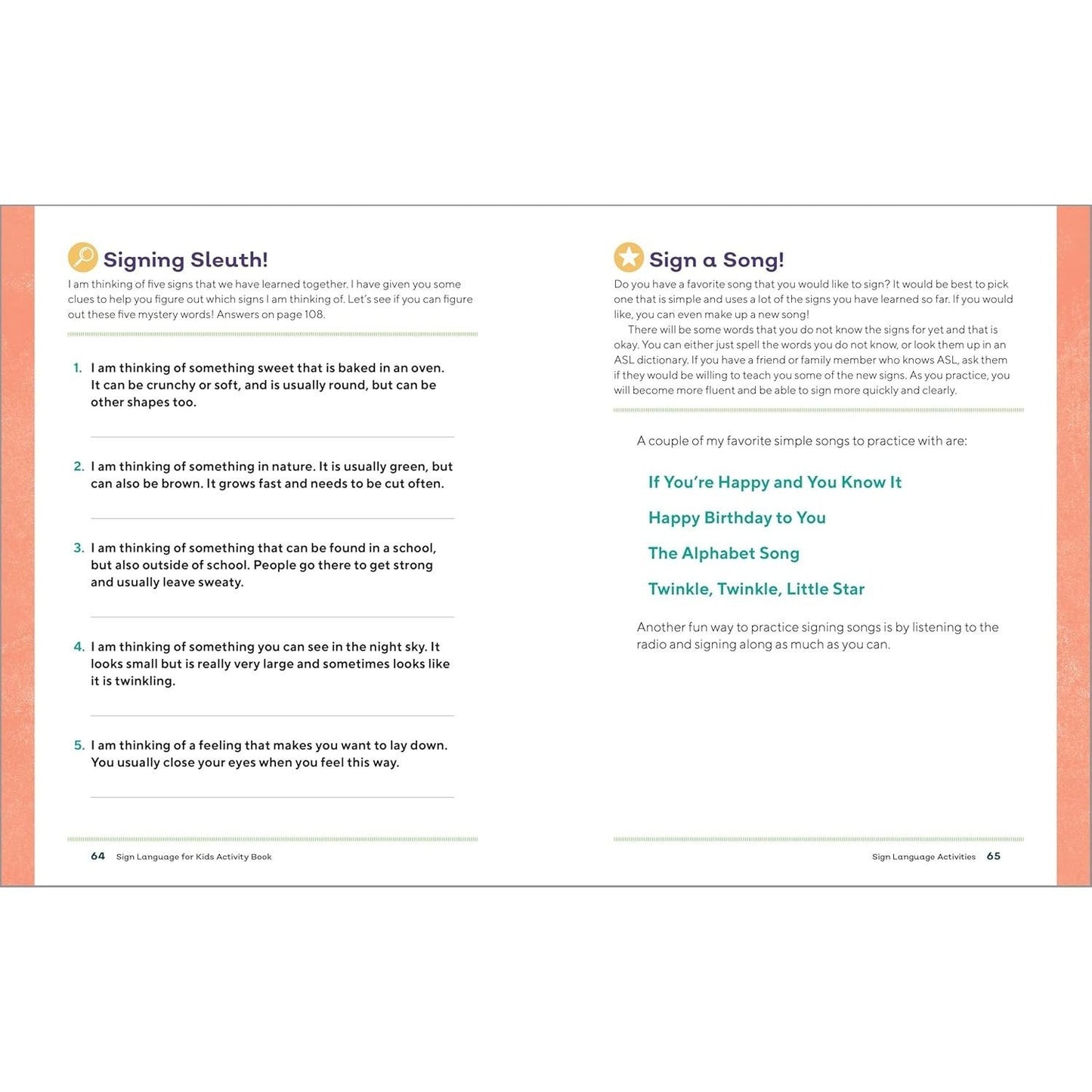 Sign Language for Kids Activity Book: 50 Fun Games and Activities to Start Signing