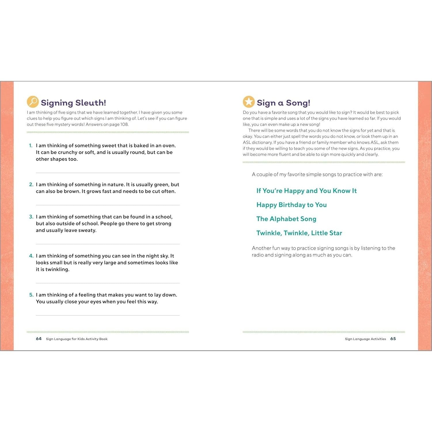 Sign Language for Kids Activity Book: 50 Fun Games and Activities to Start Signing