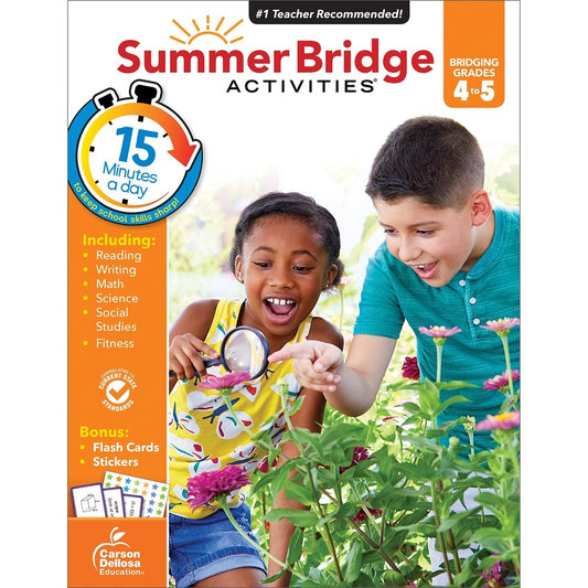 Summer Bridge Activities, Grades 4 - 5: Volume 6 (Summer Bridge Activities)
