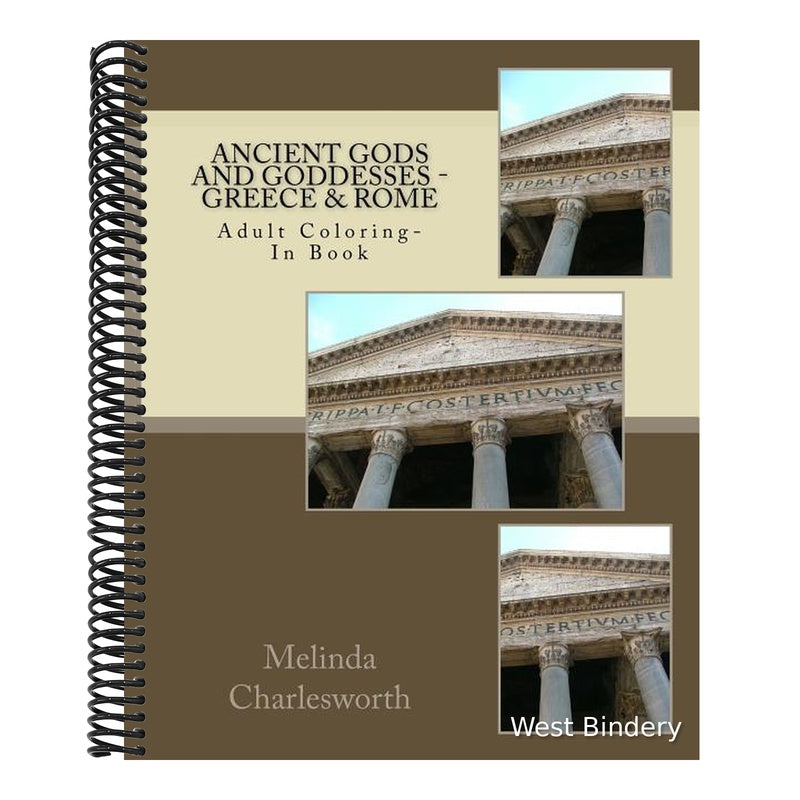 Ancient Gods and Goddesses - Greece & Rome: Adult Coloring Book