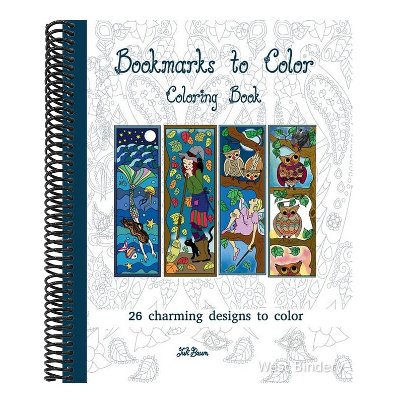 Bookmarks to Color: 26 charming designs to color