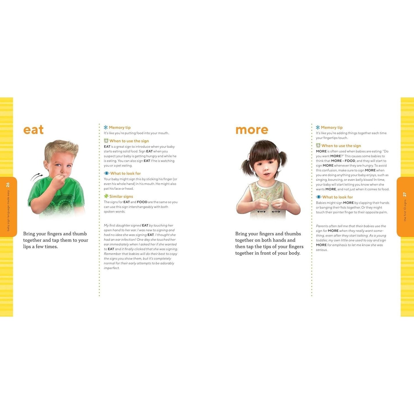 Baby Sign Language Made Easy: 101 Signs to Start Communicating with Your Child Now (Spiral Bound)