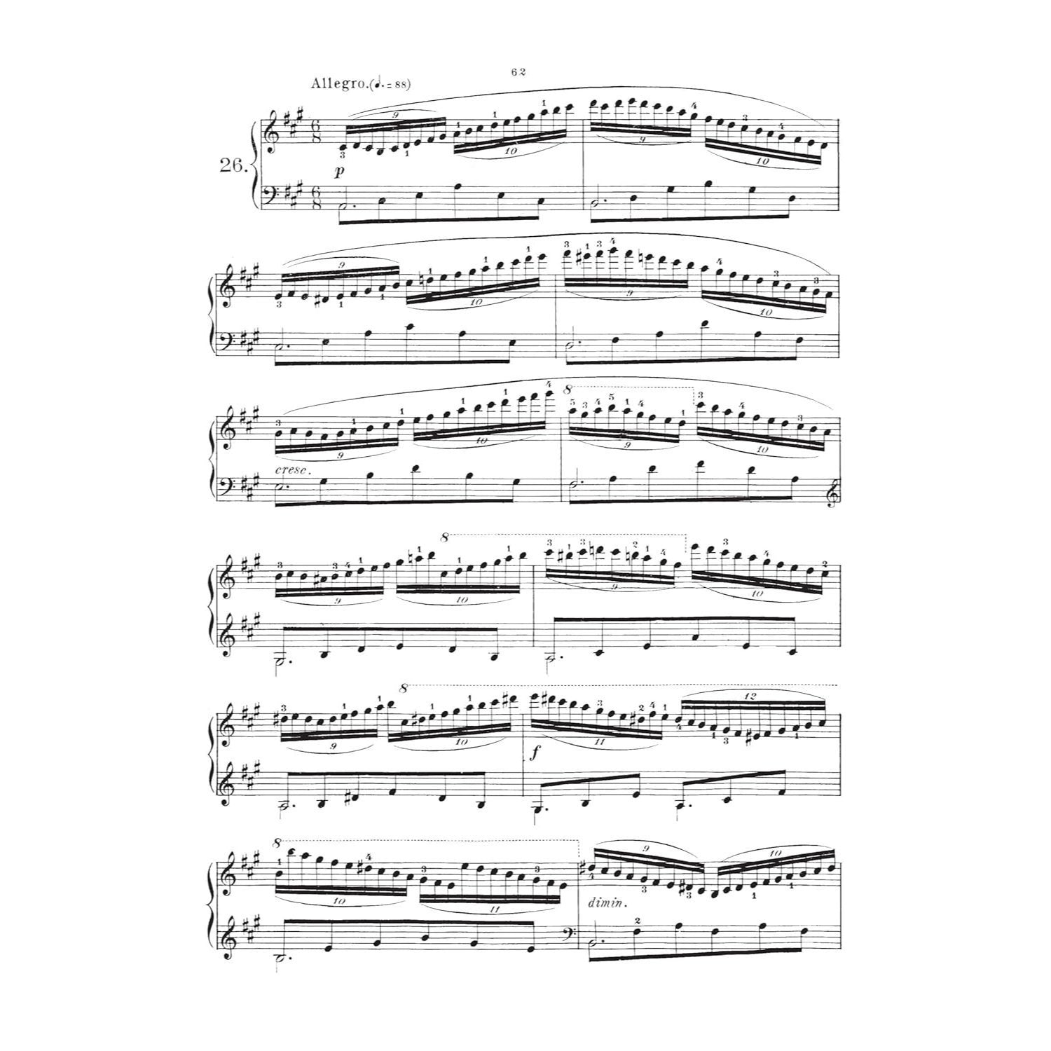 School of Velocity, Op. 299 (Complete)- Schirmer Library of Classics Volume 161 Piano Technique by Carl Czerny (Spiral Bound)