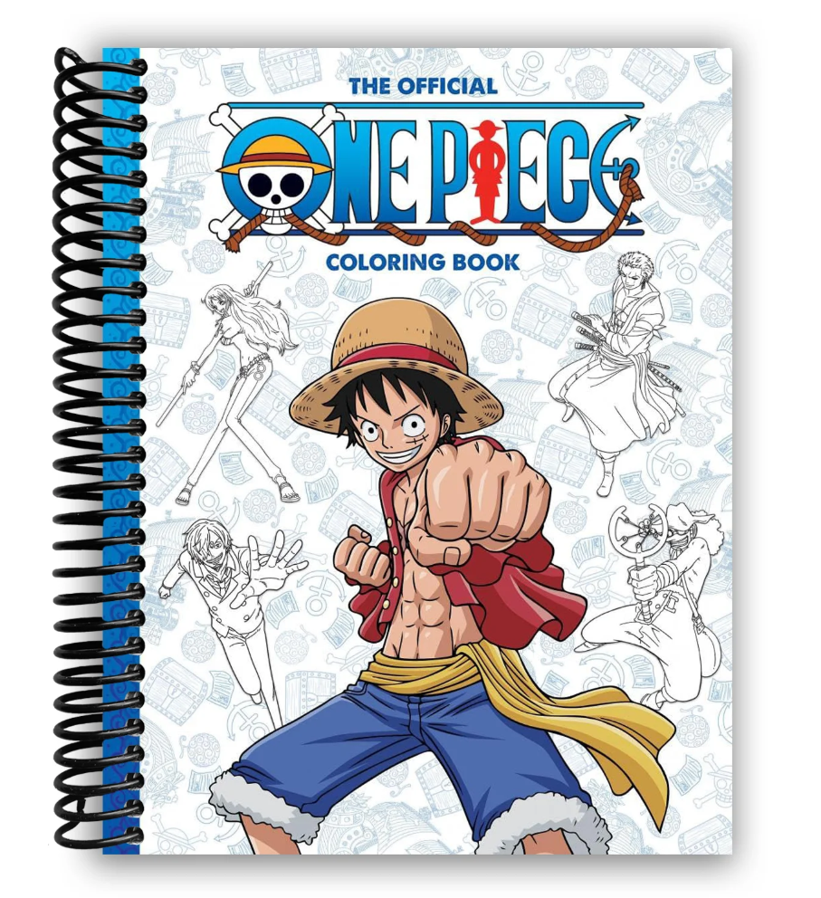 One Piece: The Official Coloring Book, Book 1, (Spiral Bound)