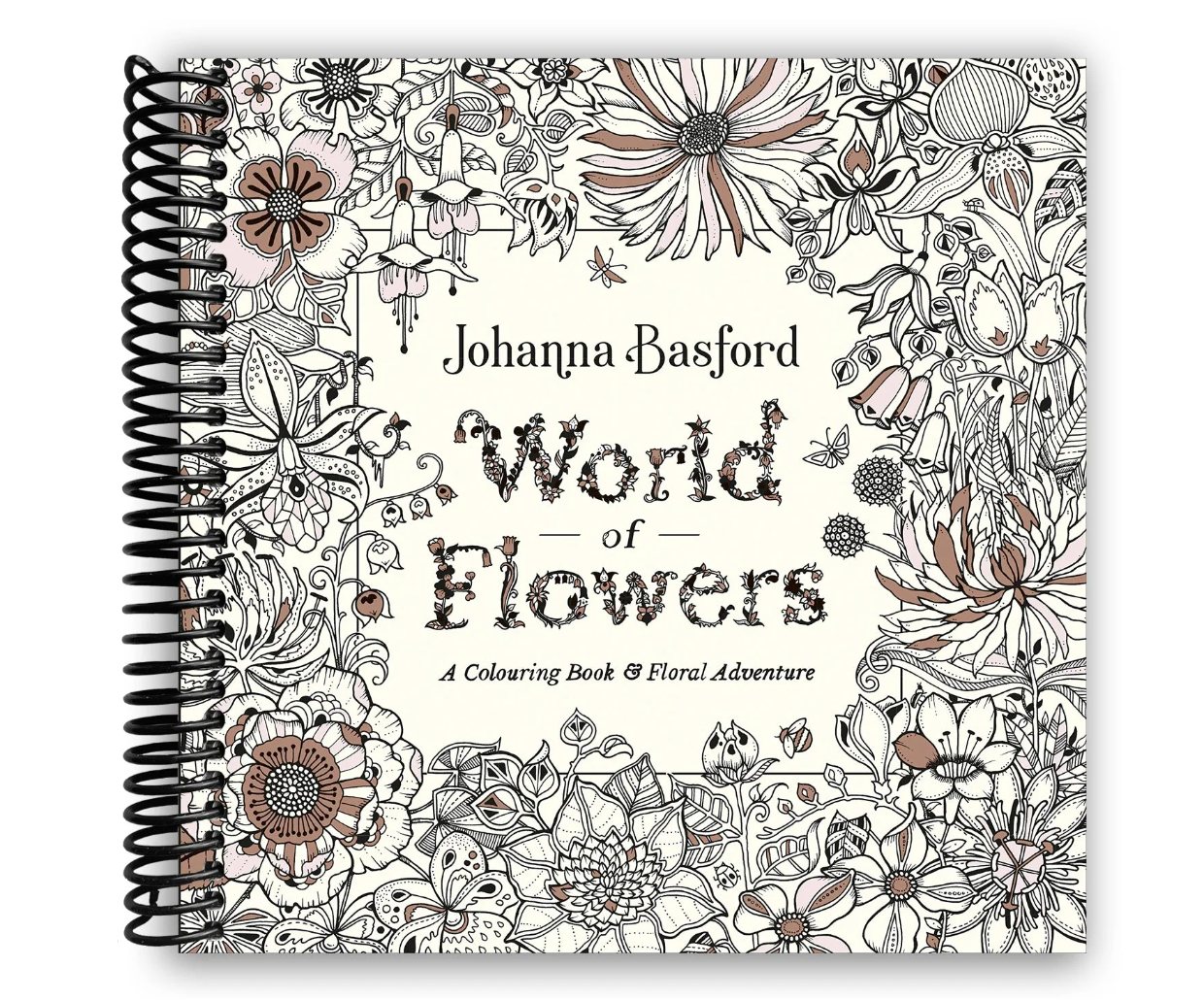 World of Flowers: A Coloring Book and Floral Adventure (Spiral Bound)
