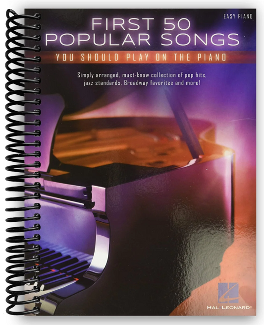 Hal Leonard First 50 Popular Songs You Should Play On Piano