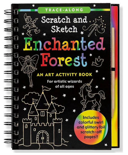 Scratch &amp; Sketch Enchanted Forest (Trace-Along), (Hardcover)