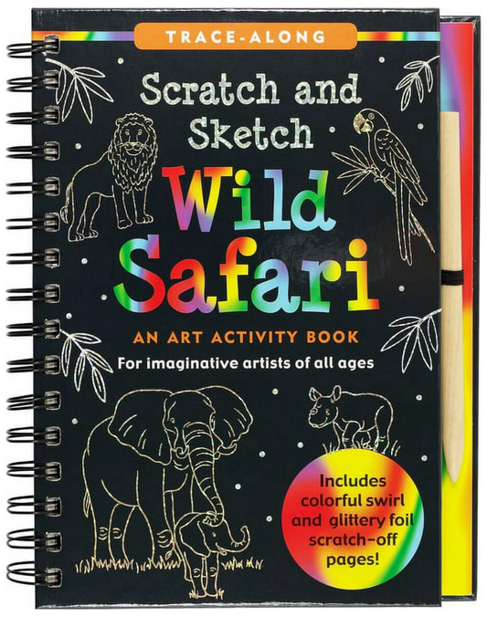 Scratch & Sketch Wild Safari (Trace Along) (Hardcover)