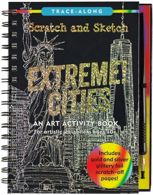 Scratch & Sketch Extreme Cities (Trace Along), 9781441334107, Paperback,