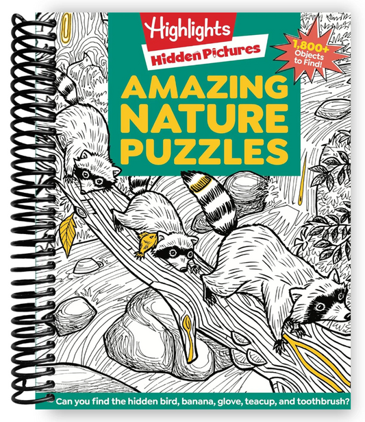 Amazing Nature Puzzles (Spiral Bound)