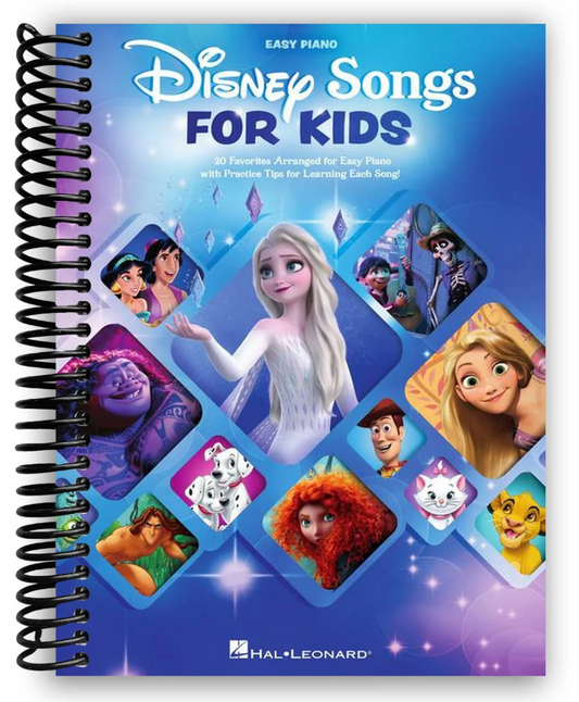 Disney Songs for Kids - Easy Piano Songbook (Spiral Bound)