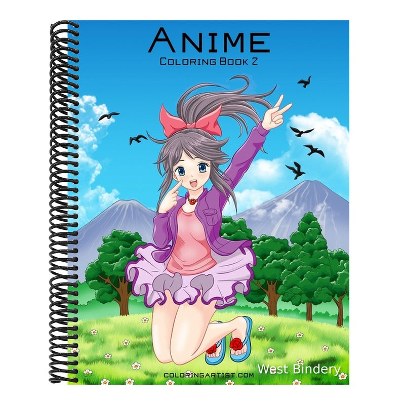 Anime Coloring Book 2