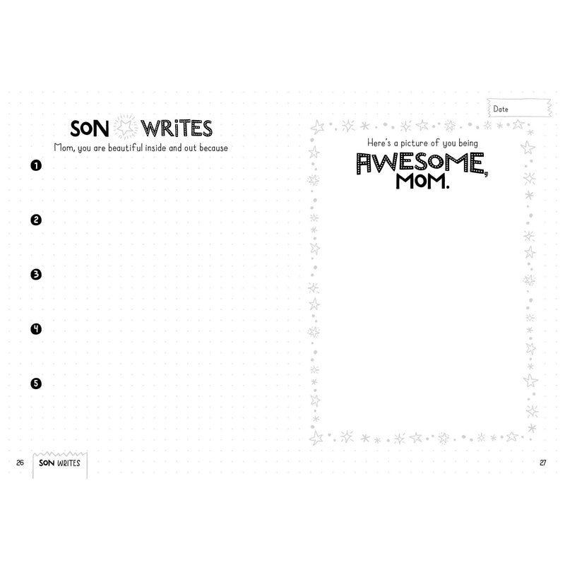 Between Mom and Me: A Mother and Son Keepsake Journal (Spiral Bound)