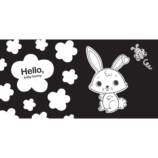 Hello, Baby Animals: A Durable High-Contrast Black-And-White Board Book for Newborns and Babies