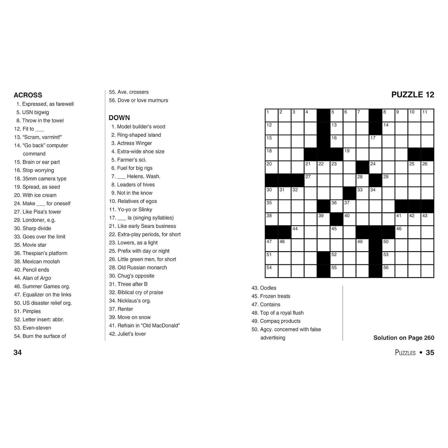 The Everything Easy Large-Print Crosswords Book, Volume 9: More Than 120 Fun and Easy Puzzles in Large Print
