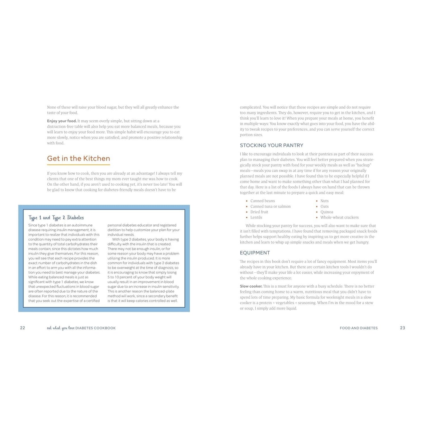 Eat What You Love Diabetic Cookbook: Comforting, Balanced Meals
